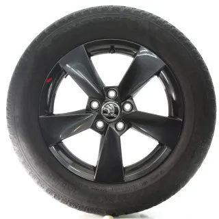 Skoda Fabia IV PJ Winterräder 5-Speichen Grau Semperit 185/65R15 88T 6VA601025 - Bild 2