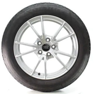 Audi A5 B10 FU Winterräder 5-Doppelspeichen Goodyear 215/55R17 DOT24 8B3601025A - Bild 4
