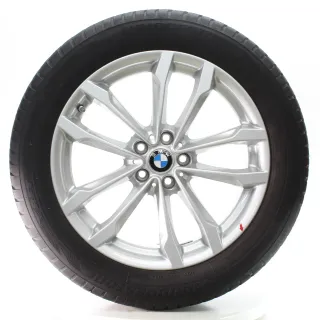 BMW X3 F97 X4 F98 Winterräder V-Speiche 691 Bridgestone 245/50R19 DOT23 36877325 - Bild 3