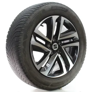 Seat Tarraco KN2 Winterräder 5-Doppelspeichen Schwarz 235/55R18 104H 5F0601025C - Bild 6