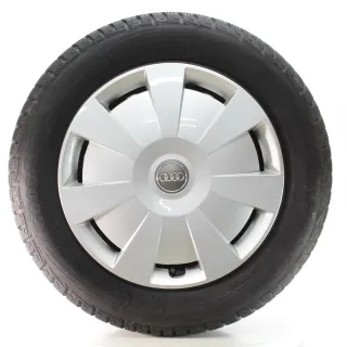 Audi A3 Cabrio Limo 8V Winterräder Stahl Goodyear 205/55R16 DOT24 8V0601027A - Bild 4