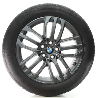 BMW X1 U11 X2 U10 Winterräder Doppelspeiche 879 Conti205/60R18 DOT25 6898046 - Bild 4