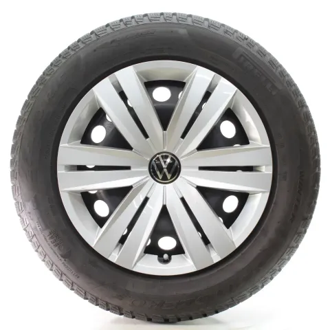 Background image for VW Touran 5T1 Winterräder Stahl Pirelli 205/60R16 96H DOT24 5QA601027C/D