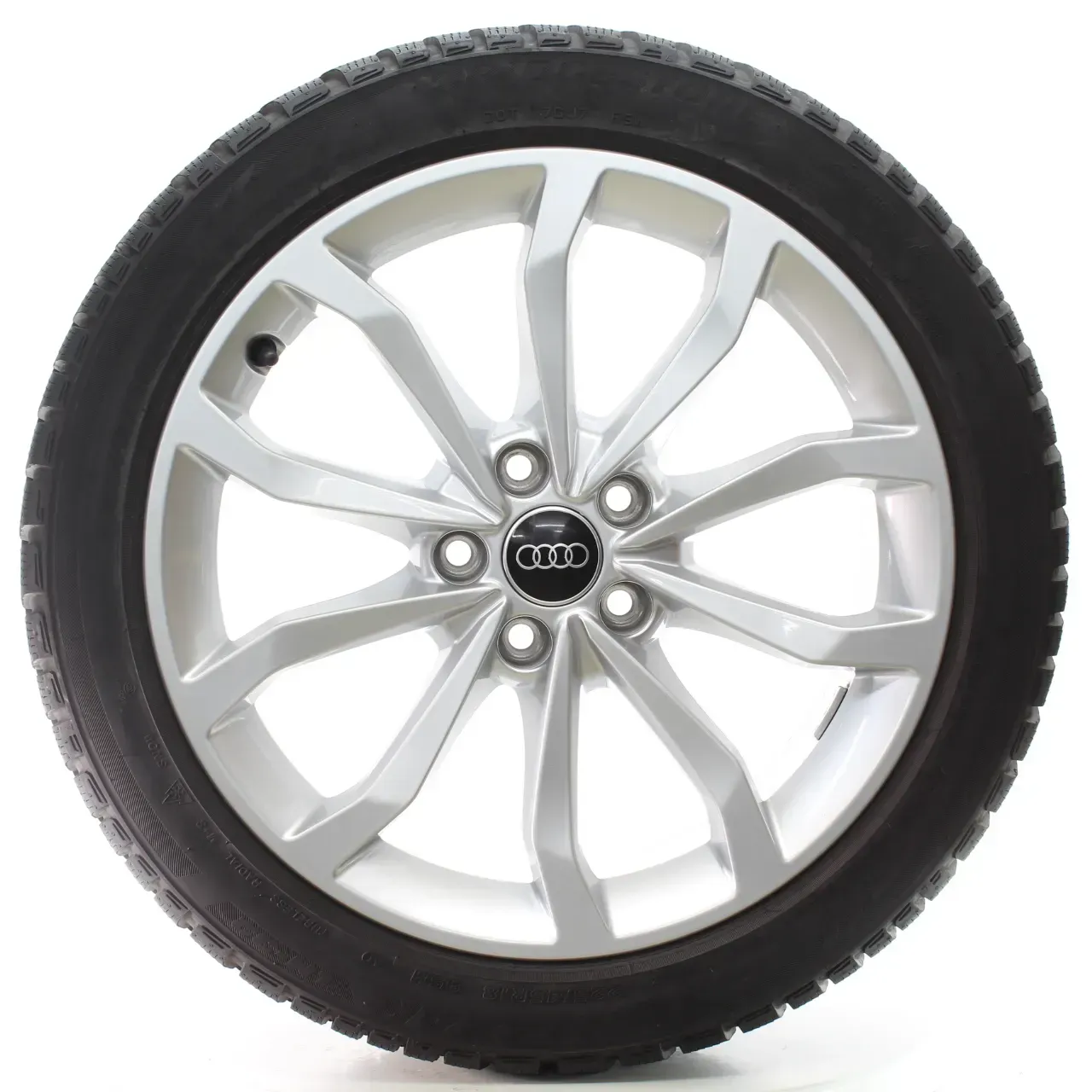 Audi A4 S4 8W Winterräder 10-Speichen V-Design 225/45R18 95H DOT23 8W0601025ED - Bild 1
