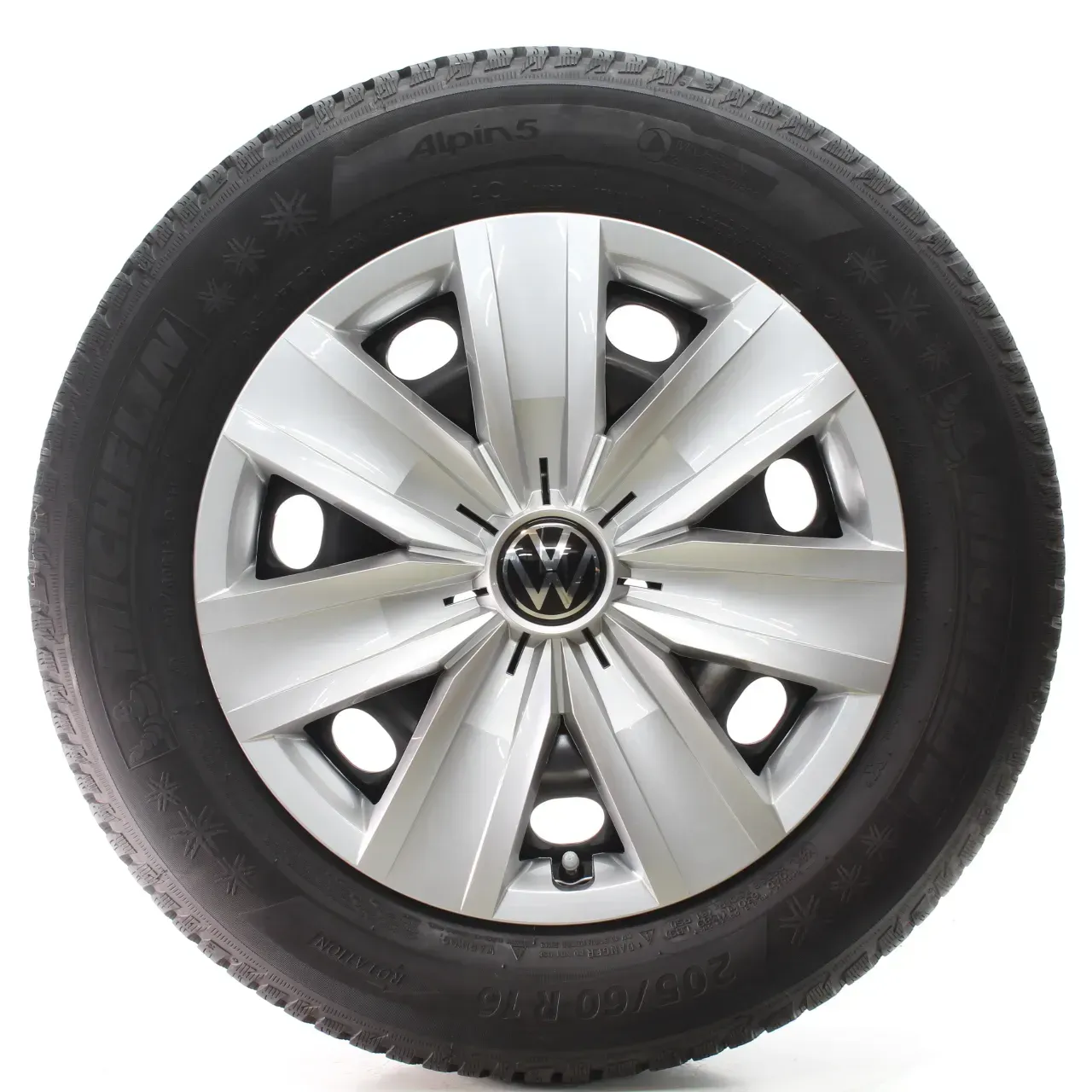 VW T-ROC A11 Audi Q2 GAB Winterräder Stahl Michelin 205/60R16 DOT24 5Q0601027DP - Bild 1