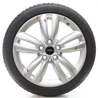 MINI Cooper F55 F56 F57 Winterräder JCW Track Spoke 501 Dunlop 205/45R17 6855107 - Bild 4