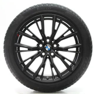 BMW 3er G20 G21 Winterräder Doppelspeiche 796 M Pirelli 225/45R18 DOT23 6885305 - Bild 3