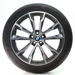 BMW X3 G01 X4 G02 Winterräder M 699 Continental 245/45-275/40R20 DOT24 8010268 - Bild 3