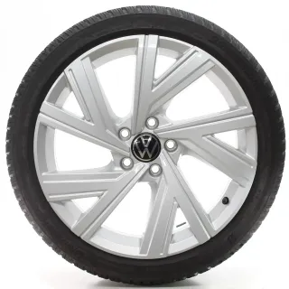 VW Golf 8 VIII CD1 Winterräder Bergamo Bridgestone 225/40R18 DOT25 5H0601025AB - Bild 1