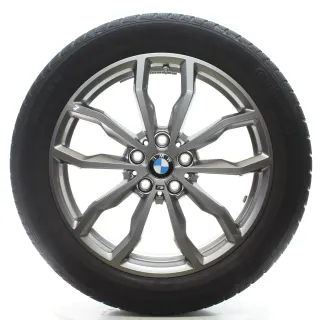 BMW 1er F40 2er F44 Winterräder Y-Speiche 711 M Conti 205/55R18 DOT23 6877550 - Bild 1