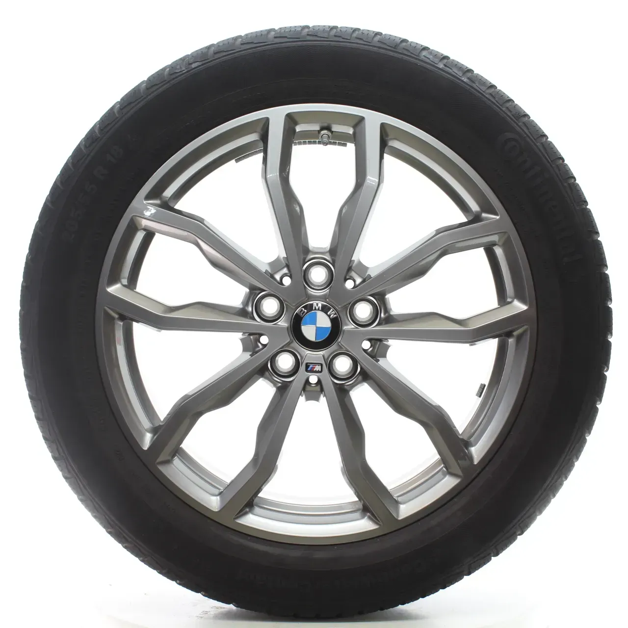 BMW 1er F40 2er F44 Winterräder Y-Speiche 711 M Conti 205/55R18 DOT23 6877550 - Bild 1