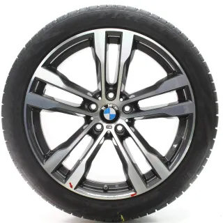BMW X5 F15 X6 F16 Winterräder M Doppelspeiche 468 275/40-315/35R20 7846788-9 - Bild 4