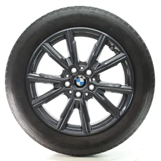 BMW 1er F70 2er F74 Winterräder V-Speiche 967 Goodyear 205/55R17 DOT24 5A45270 - Bild 1