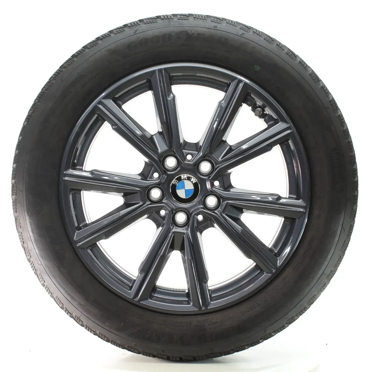 BMW 1er F70 2er F74 Winterräder V-Speiche 967 Goodyear 205/55R17 DOT24 5A45270 - Bild 1