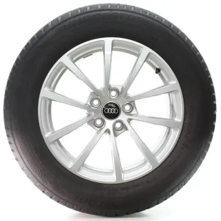 Audi A6 S6 F2 C8 Winterräder 10-Speichen Bridgestone 225/60R17 DOT24 4K0601025 - Bild 1