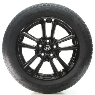 Hyundai Tucson TL iX35 EL Winterräder Schwarz Kumho 215/60R17 DOT25 KBA53968 - Bild 3