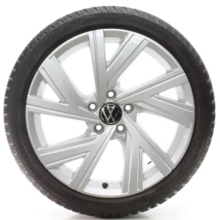 VW Golf 8 VIII CD1 Winterräder Bergamo Bridgestone 225/40R18 DOT24 5H0601025AB - Bild 3