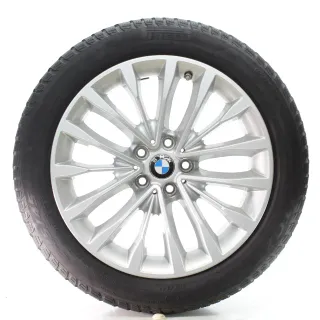 BMW 5er G30 G31 Winterräder W-Speiche 632 Pirelli 245/45R18 100V DOT25 6863418 - Bild 1