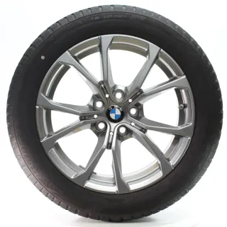BMW 3er G20 G21 Winterräder V-Speiche 776 Ferricgrey 225/50R17 DOT23 6883518 - Bild 2