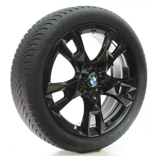 BMW 1er F70 Winterräder M Sternspeiche 968 Goodyear 195/50R18 DOT24 5A45271 - Bild 6