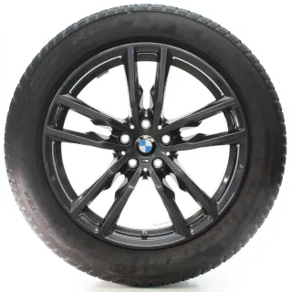 BMW X3 G01 X4 G02 Winterräder Doppelspeiche 698 M 245/50R19 105V DOT24 8746987 - Bild 2