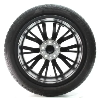 BMW 3er G20 G21 Winterrad Doppelspeiche 796 M Schwarz Pirelli 255/40R18 6885306 - Bild 2