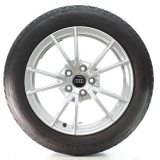 Audi A5 B10 FU Winterräder 5-Doppelspeichen Goodyear 215/55R17 DOT24 8B3601025A - Bild 1