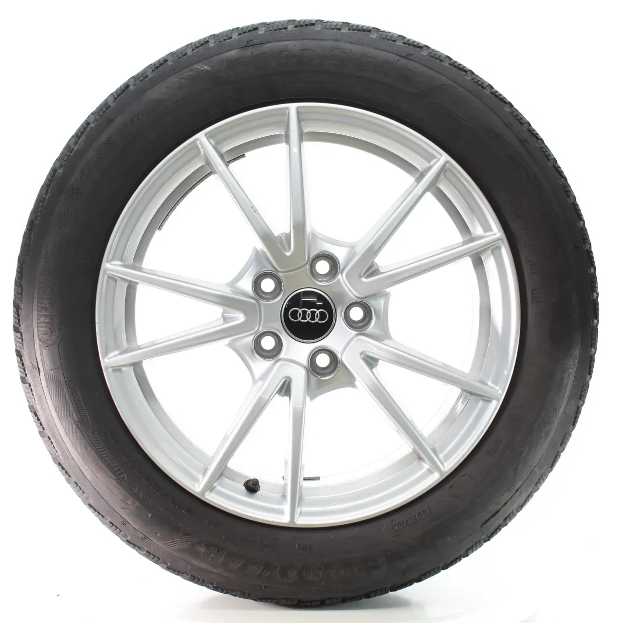 Audi A5 B10 FU Winterräder 5-Doppelspeichen Goodyear 215/55R17 DOT24 8B3601025A - Bild 1