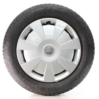 Audi A3 Cabrio Limo 8V Winterräder Stahl Goodyear 205/55R16 DOT24 8V0601027A - Bild 1