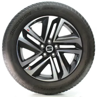 Seat Tarraco KN2 Winterräder 5-Doppelspeichen Schwarz 235/55R18 104H 5F0601025C - Bild 3