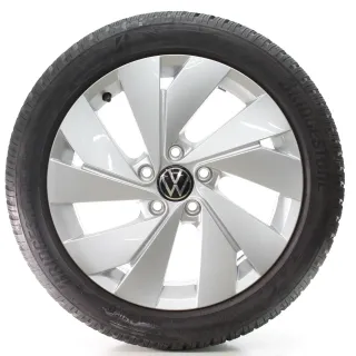 VW Golf VIII CD1 CG5 Winterräder Belmont Bridgestone 205/50R17 DOT23 5H0601025B - Bild 1