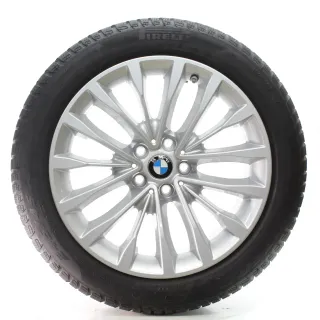 BMW 5er G30 G31 Winterräder W-Speiche 632 Pirelli 245/45R18 100V DOT24 6863418 - Bild 4