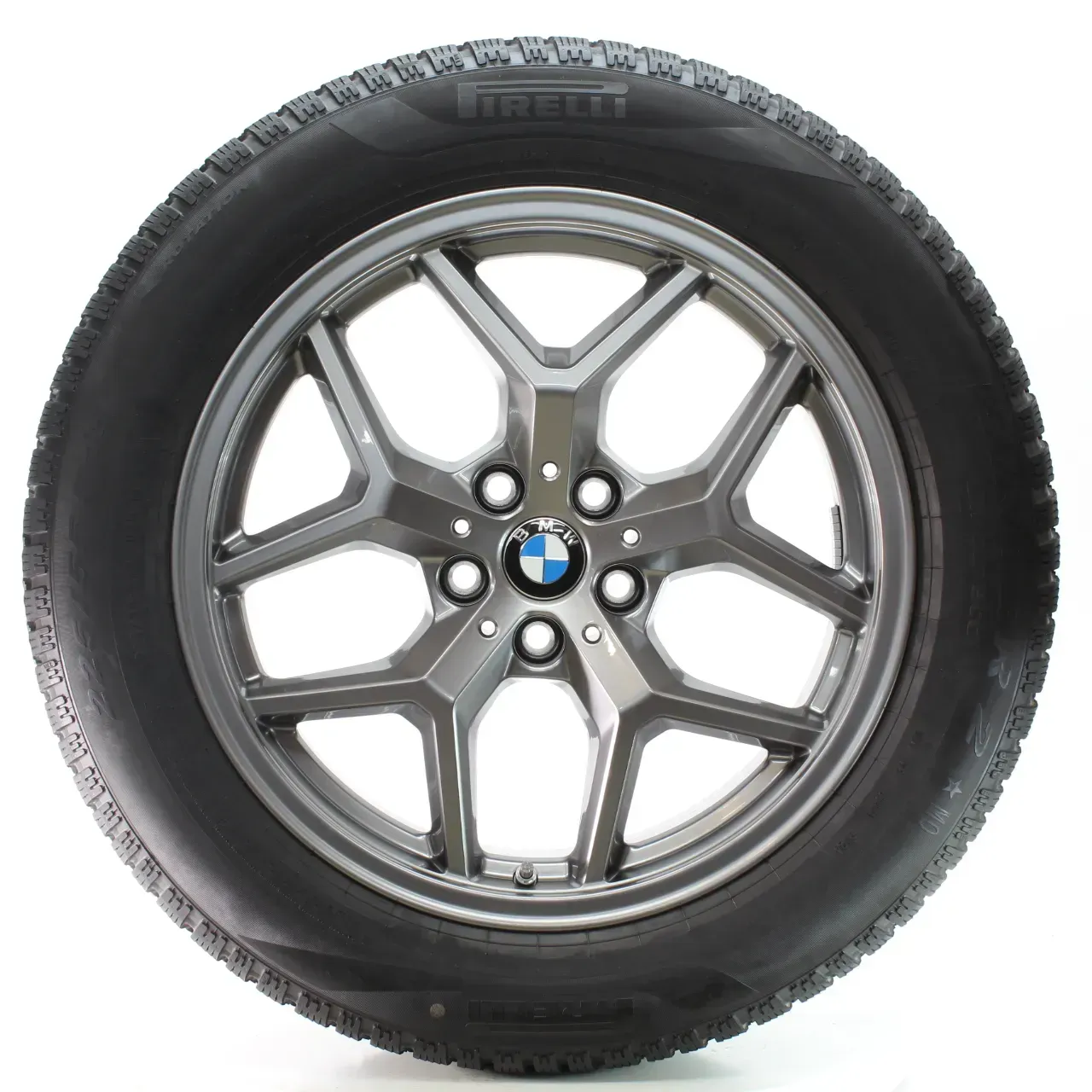 BMW 5er G60 G61 Winterräder Y-Speiche 932 Pirelli 225/55R18 102H DOT24 5A324D5 - Bild 1