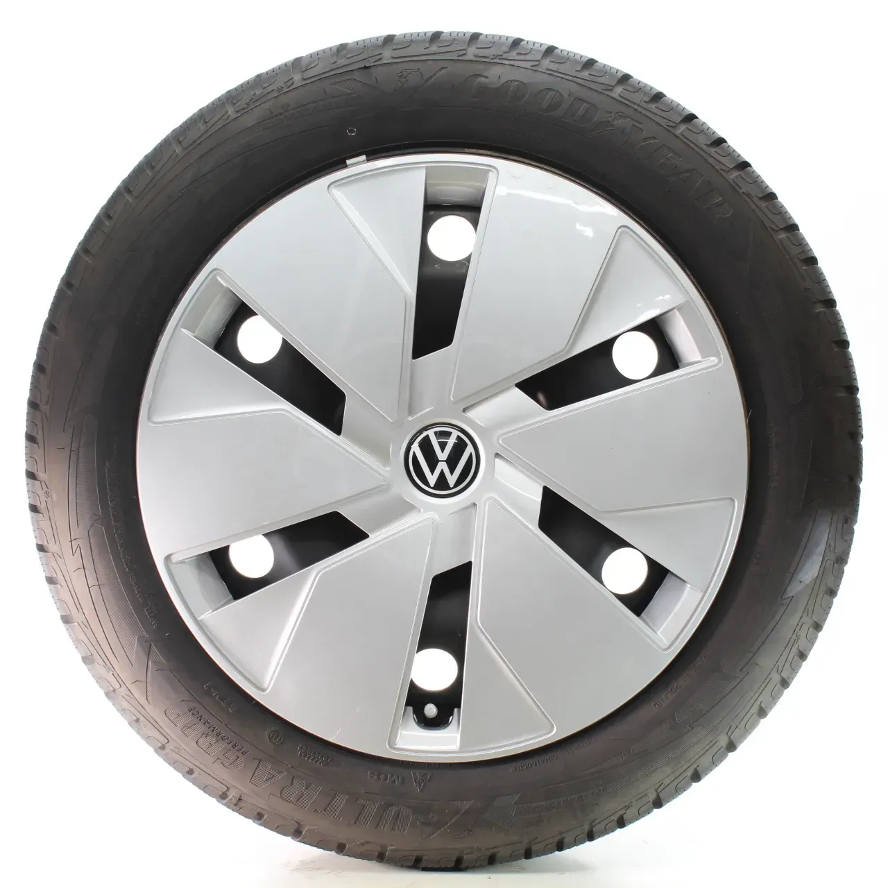 VW ID.3 E11 Winterräder Stahl Goodyear 215/55R18 95T DOT23 1EA601027 - Bild 1