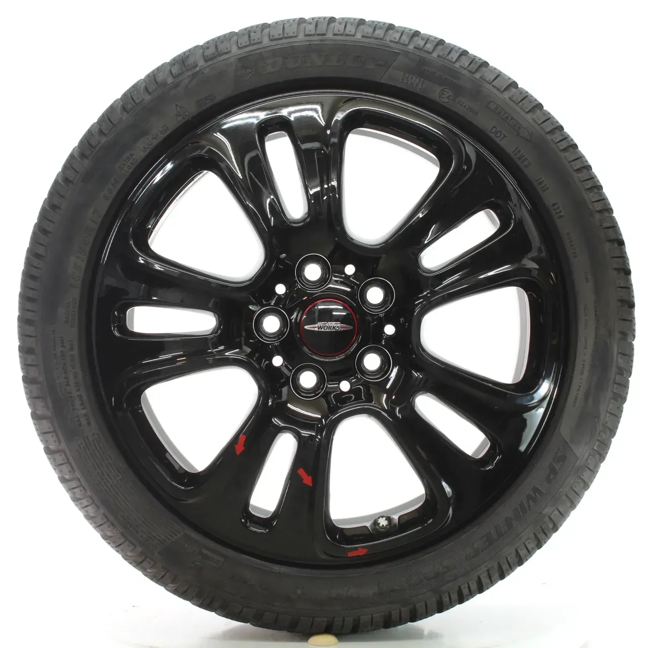 MINI Cooper F55 F56 F57 Winterräder JCW Double Spoke 510 185/50R17 6855119 - Bild 1