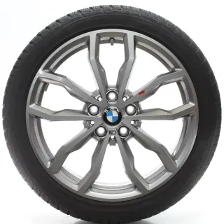 BMW 1er F40 2er F44 Winterräder Y-Speiche 711 M Goodyear 205/45R18 DOT22 6877550 - Bild 2