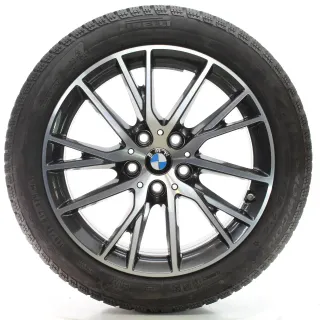 BMW 1er F40 2er F44 Winterräder Y-Speiche 489 Pirelli 195/55R17 DOT24 7849122 - Bild 1