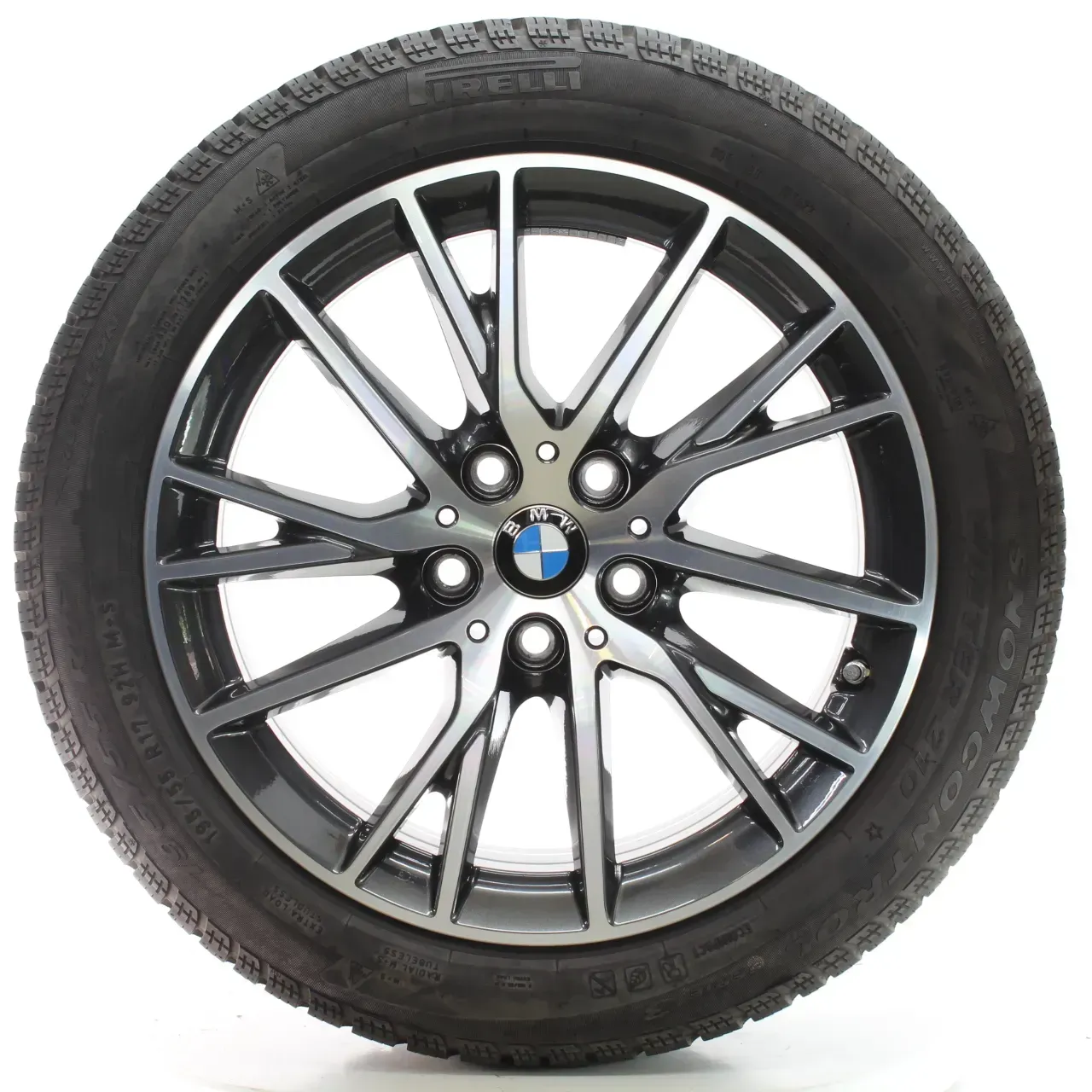 BMW 1er F40 2er F44 Winterräder Y-Speiche 489 Pirelli 195/55R17 DOT24 7849122 - Bild 1
