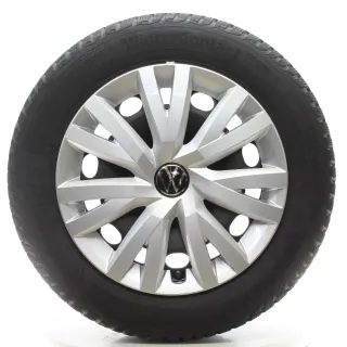 Golf 7 VII 5G Audi A3 8V Winterräder Stahl Conti 205/55R16 DOT24 5Q0601027BS - Bild 2