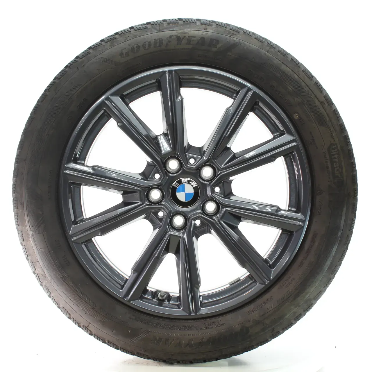 BMW 1er F70 2er F74 Winterräder V-Speiche 967 Goodyear 205/55R17 5A45270 DOT25 - Bild 1