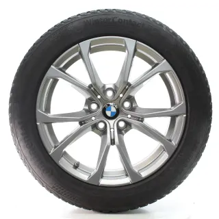 BMW 3er G20 G21 Winterräder V-Speiche 776 Continental 225/50R17 DOT24 6883518 - Bild 2