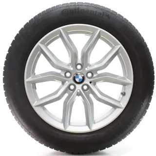 BMW X5 G05 X6 G06 Winterräder V-Speiche 734 Continental 265/50R19 110H 6880685 - Bild 1