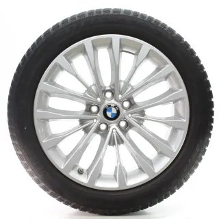 BMW 5er G30 G31 Winterräder W-Speiche 632 Pirelli 245/45R18 100V DOT23 6863418 - Bild 2