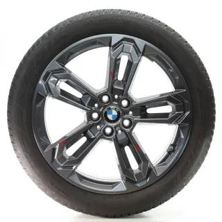 BMW X1 U11 X2 U10 Winterräder Doppelspeiche 1041 Hankook 195/55R19 DOT24 5A661A8 - Bild 1
