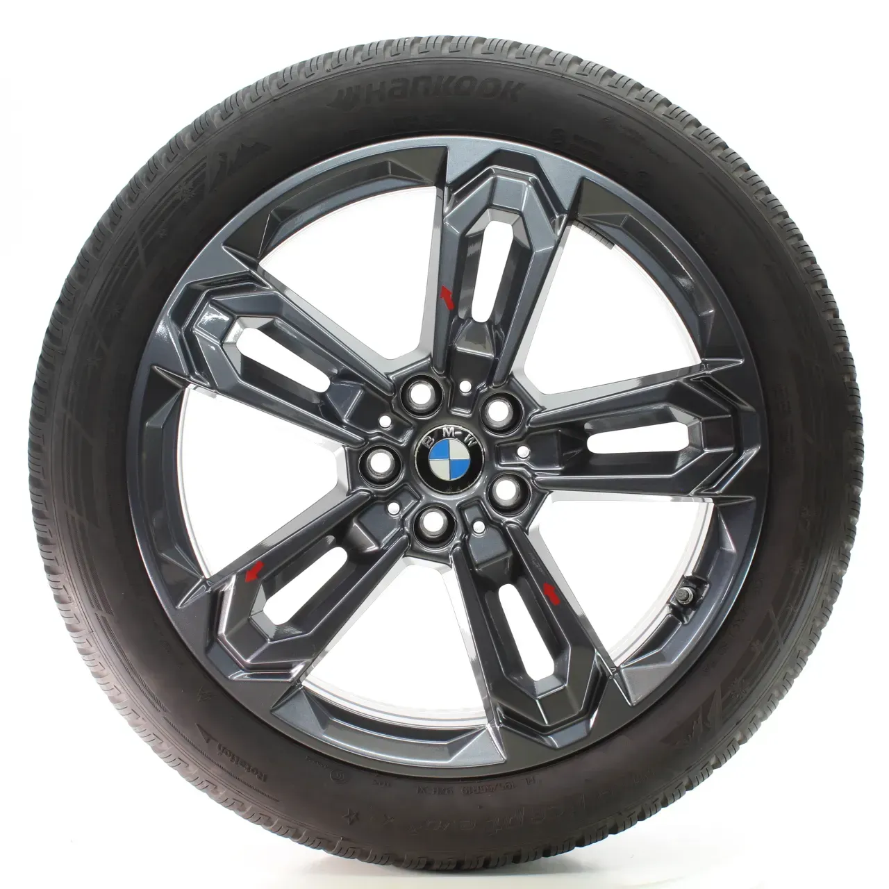 BMW X1 U11 X2 U10 Winterräder Doppelspeiche 1041 Hankook 195/55R19 DOT24 5A661A8 - Bild 1