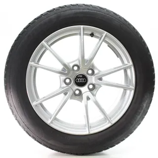 Audi A5 FU B10 Winterräder 5-Doppelspeichen Goodyear 215/55R17 DOT24 8B3601025A - Bild 1