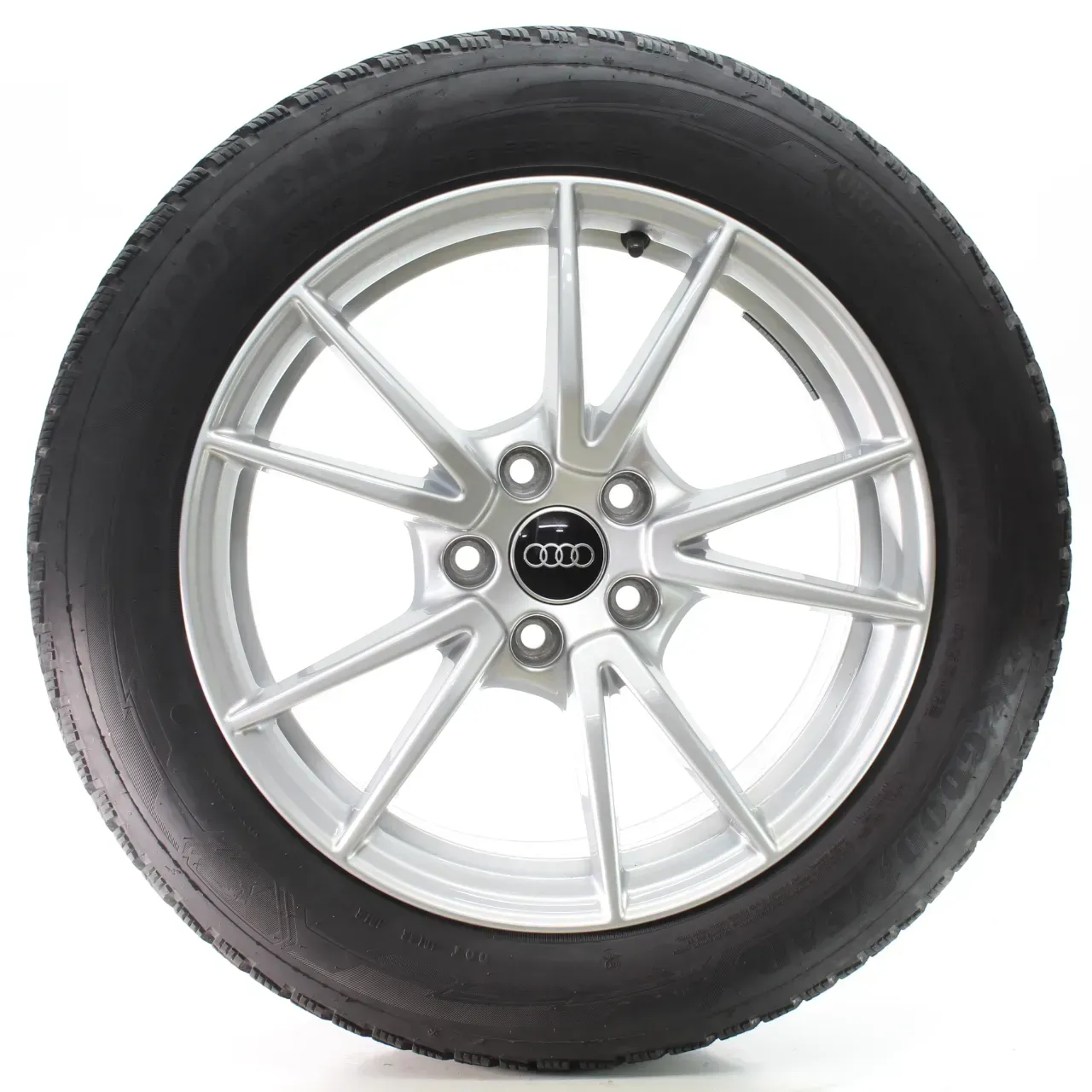 Audi A5 FU B10 Winterräder 5-Doppelspeichen Goodyear 215/55R17 DOT24 8B3601025A - Bild 1