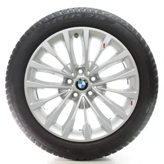 BMW 5er G30 G31 Winterräder W-Speiche 632 Pirelli 245/45R18 100V DOT24 6863418 - Bild 3