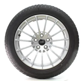 Audi A5 S5 F5 Winterräder 15-Speichen Dunlop 225/50R17 98H DOT24 8W0601025AE - Bild 1