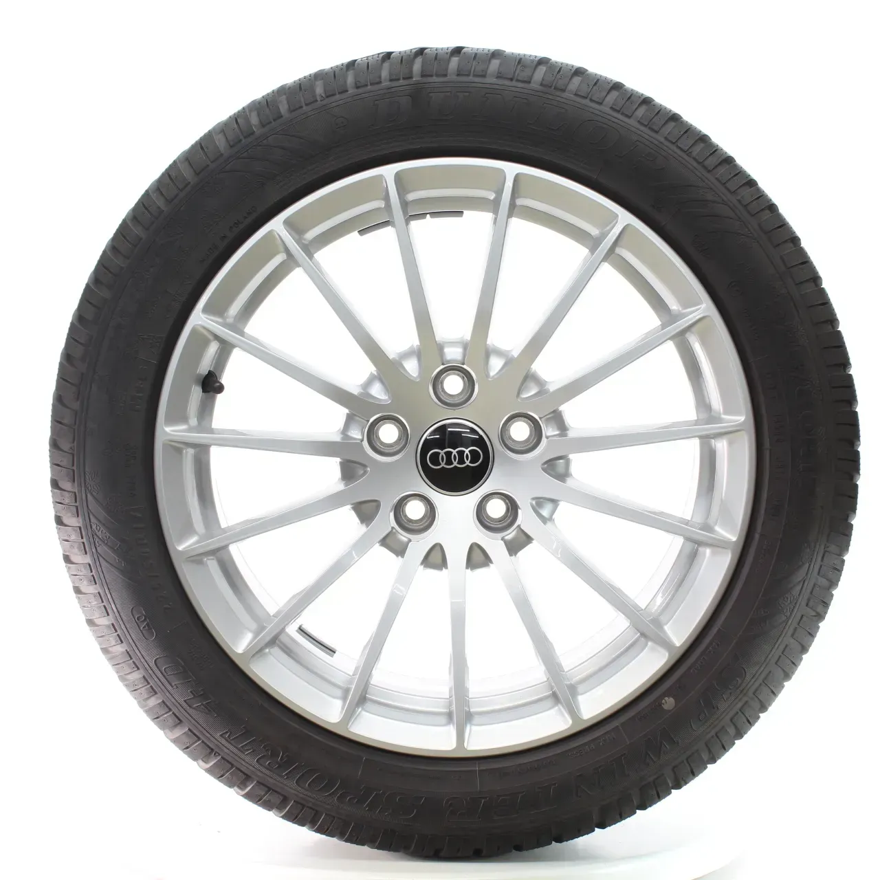 Audi A5 S5 F5 Winterräder 15-Speichen Dunlop 225/50R17 98H DOT24 8W0601025AE - Bild 1